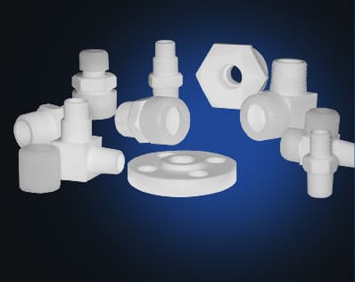 PTFE Fittings & Connectors PTFE Fittings & Connectors